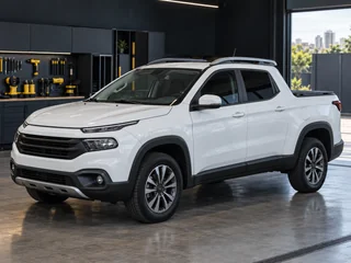 Picape Fiat Toro com película nos vidros traseiros